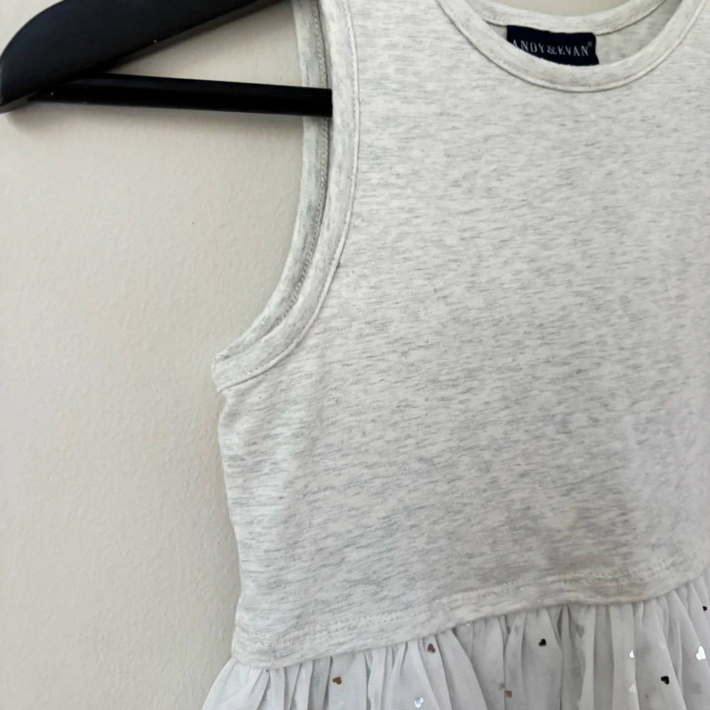 Andy & Evan Comfy Cat Set Sleeveless Dress Girl’s 5